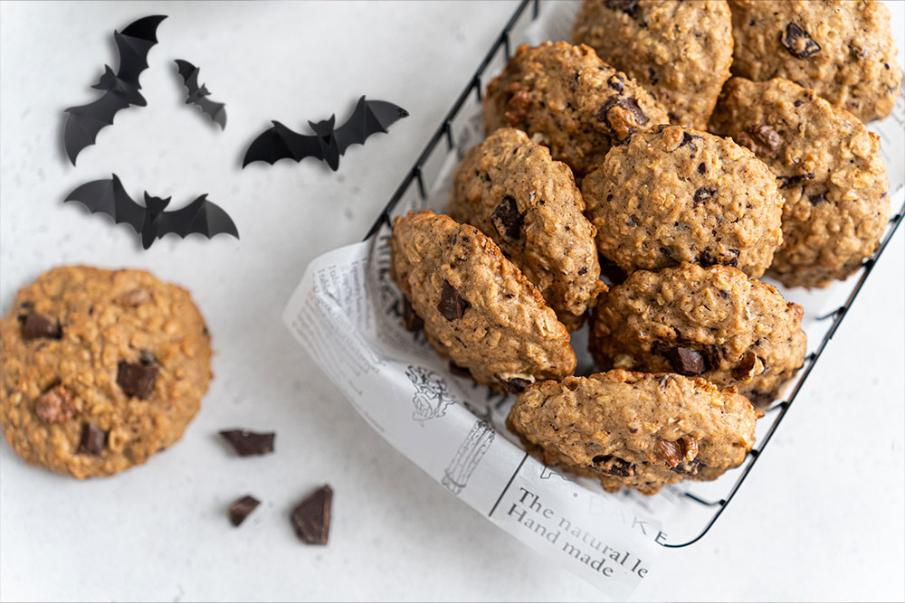 Biscuits vegan protéinés et énergétiques