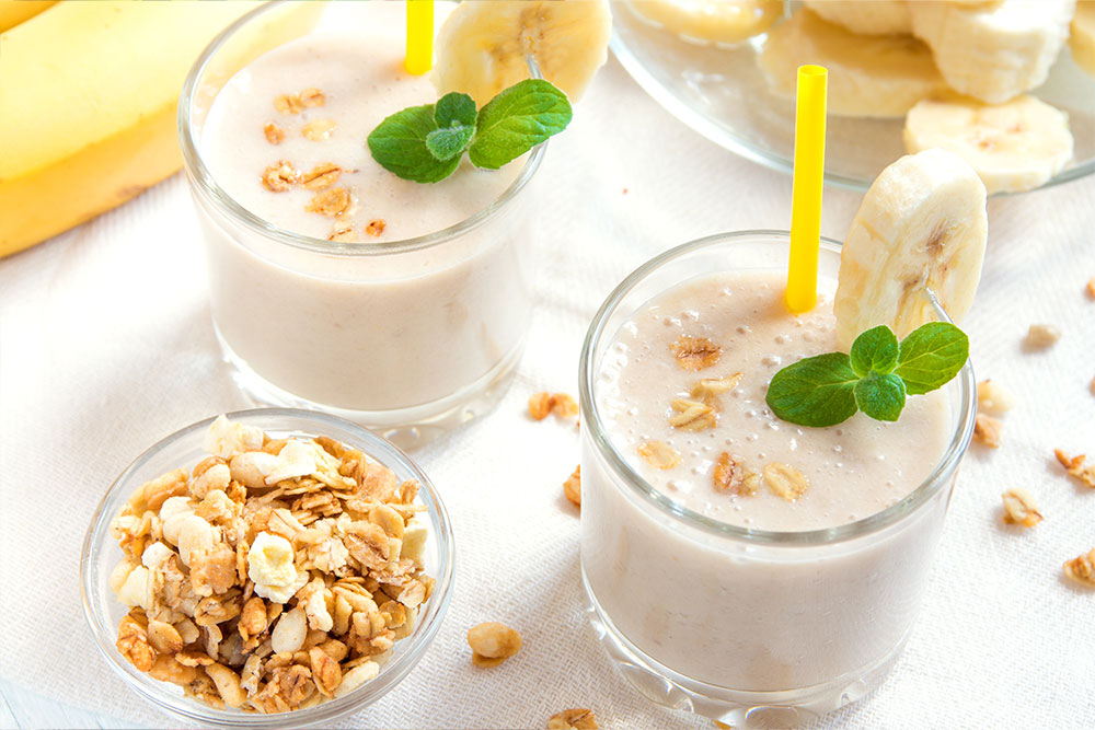 Recette milkshake protéiné peanut butter