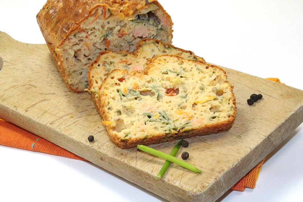 Recette cake saumon protéiné et menthe fraîche